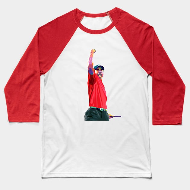 Tiger Woods Baseball T-Shirt by giltopann